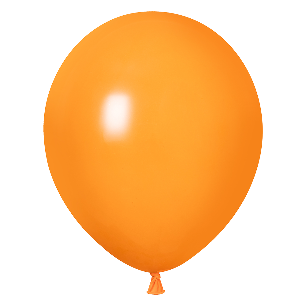50 ballons orange fantaisie de 30 cm
