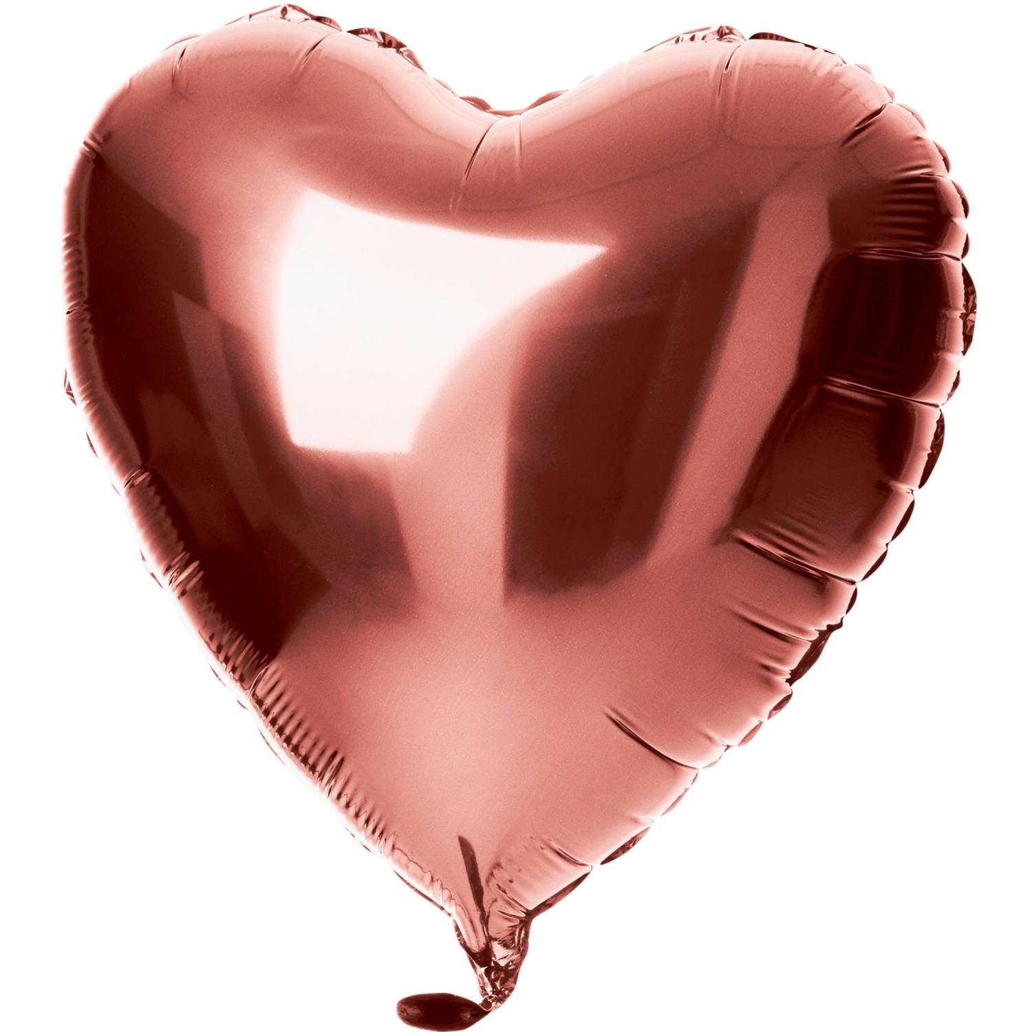 Palloncino in foil a forma di cuore 45 cm bronzo