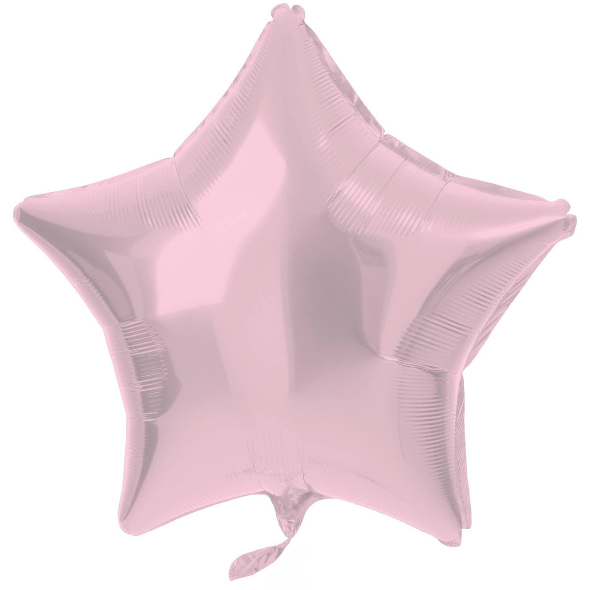 Palloncino in foil a forma di stella 48 cm rosa pastello