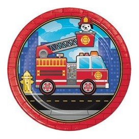 All / Vajillas y Temáticas / Infantiles / Flaming Fire Truck