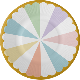 All / Vajillas y Temáticas / Primer Cumpleaños / Pastel Celebrations