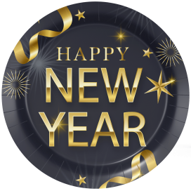 All / Campañas por Temporada / Año Nuevo / Vajilla Happy New Year