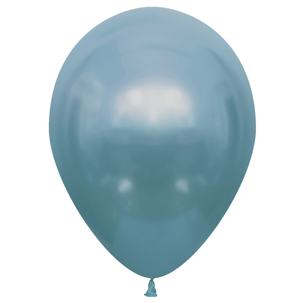 10 Globos Azul Claro Glossy 30 cm