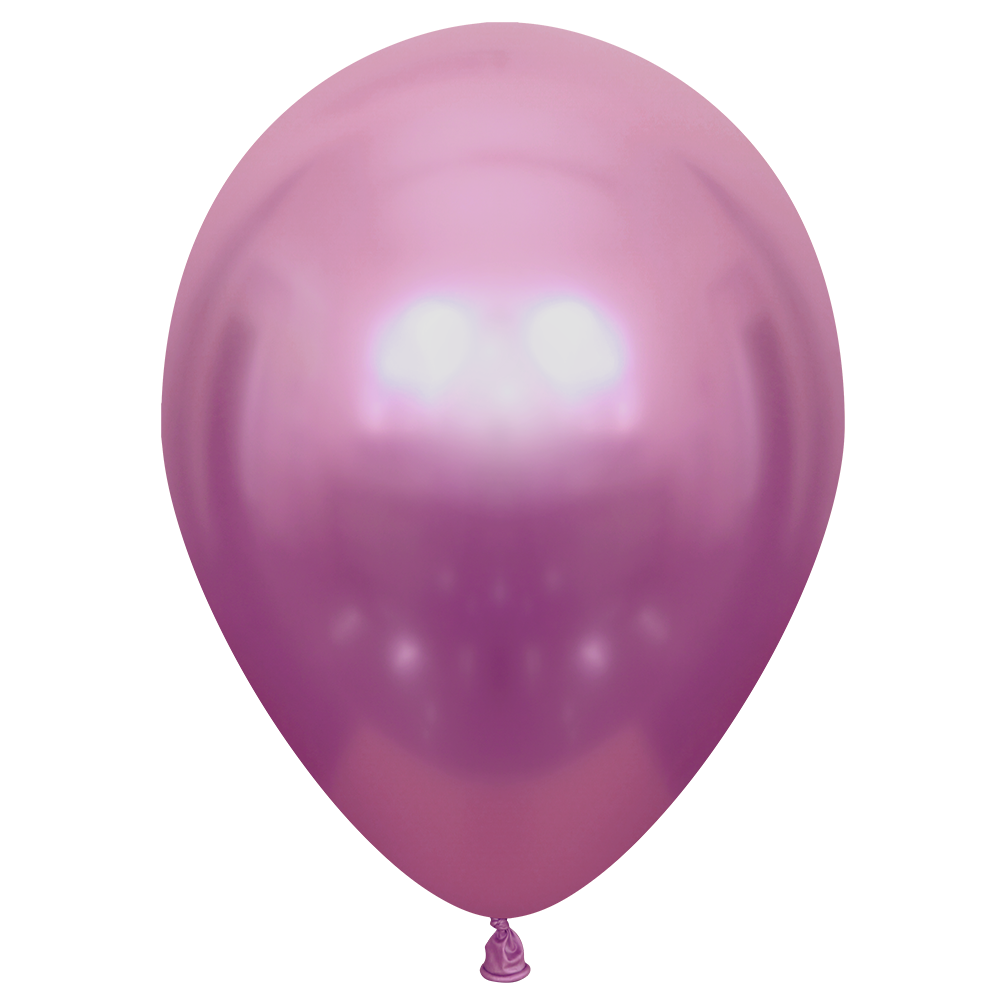 10 palloncini rosa lucidi da 30 cm