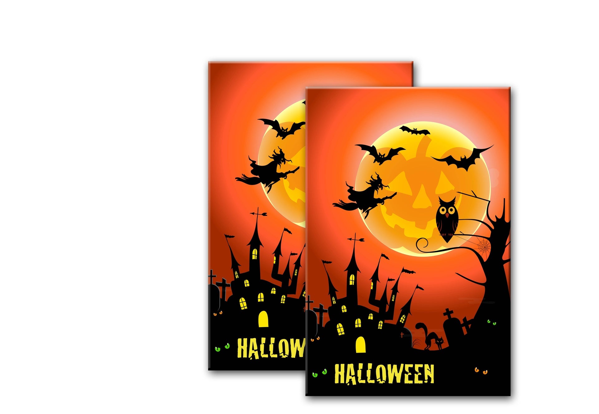 100 Bolsas Calabazas Halloween 20 x 30 cm