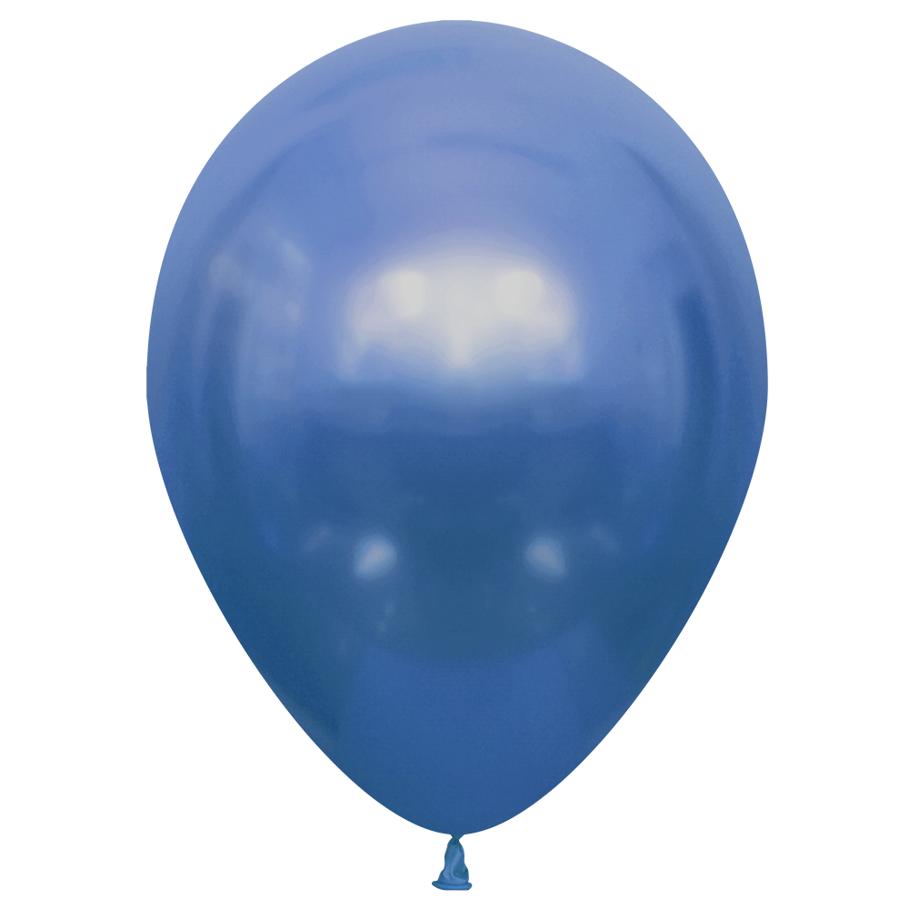 100 palloncini blu lucidi da 30 cm