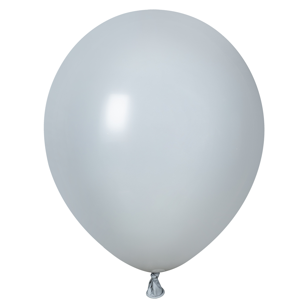100 ballons gris tendance de 30 cm