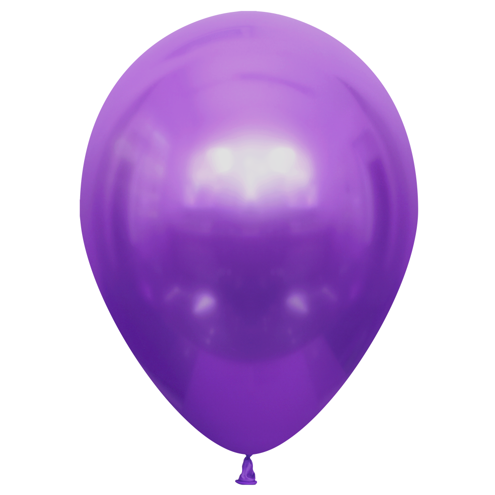 100 Globos Lila Glossy 30 cm