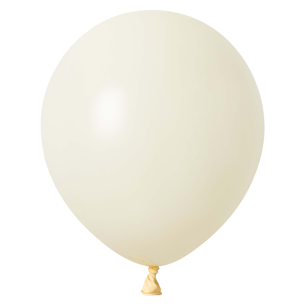 100 ballons fantaisie ivoire de 30 cm