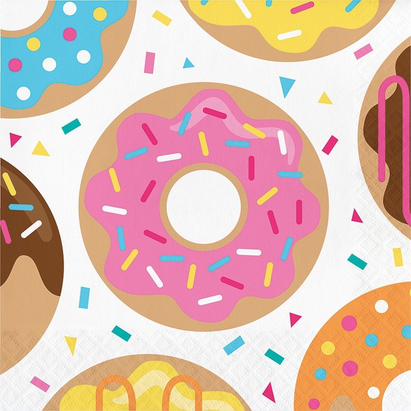 16 Tovaglioli 33 cm Donut Time