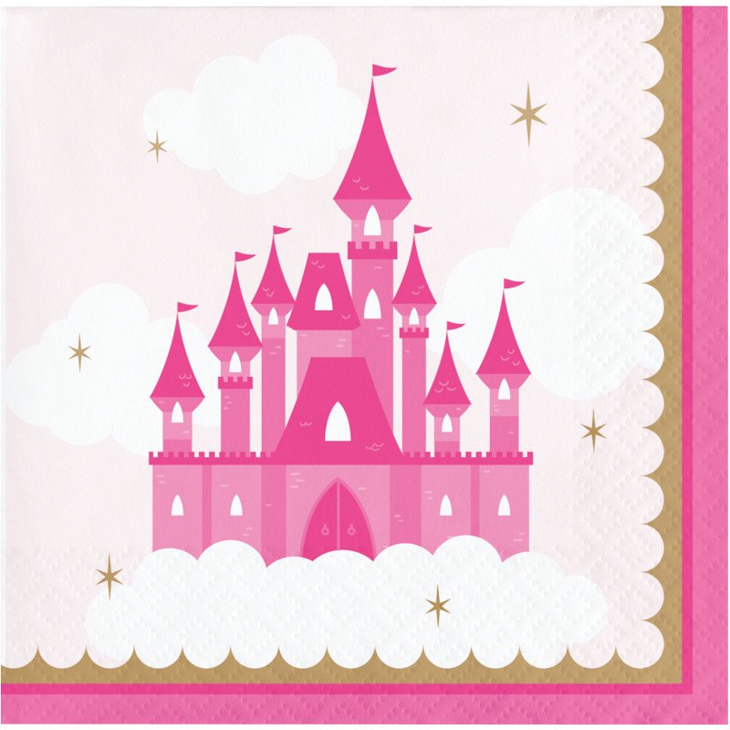 16 Servilletas 25 cm LITTLE PRINCESS