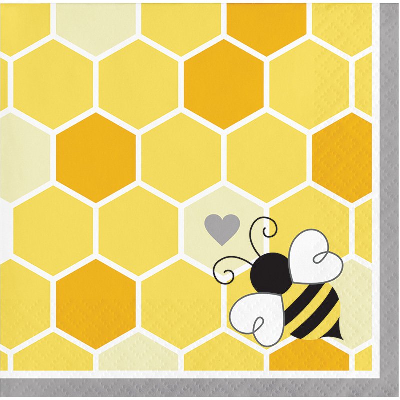 16 serviettes de table Bumblebee Baby 2P