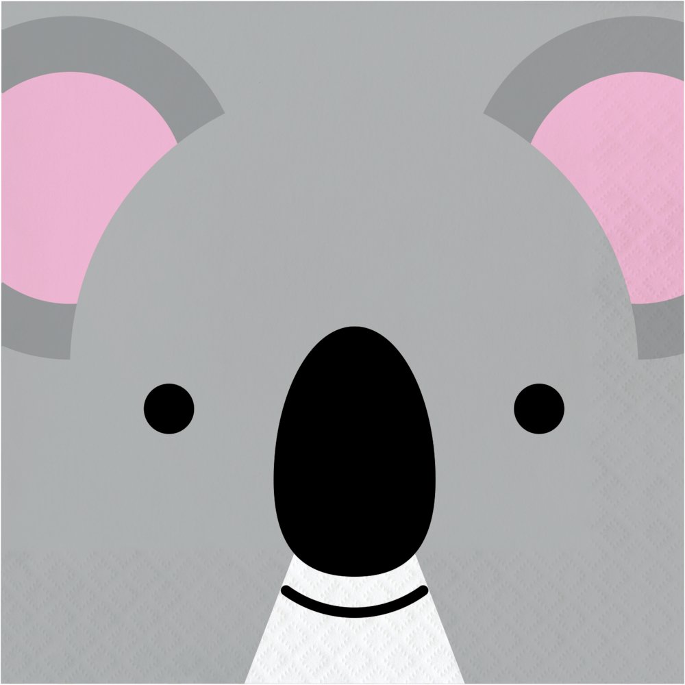 16 Tovaglioli 33 cm KOALA ANIMAL FACES