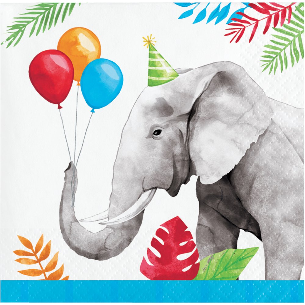 16 tovaglioli Party Animals 25 cm