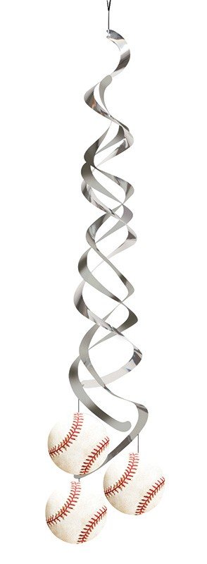 2 DECORACIONES COLGANTES 91 CM SPORTS FANATIC BASEBALL