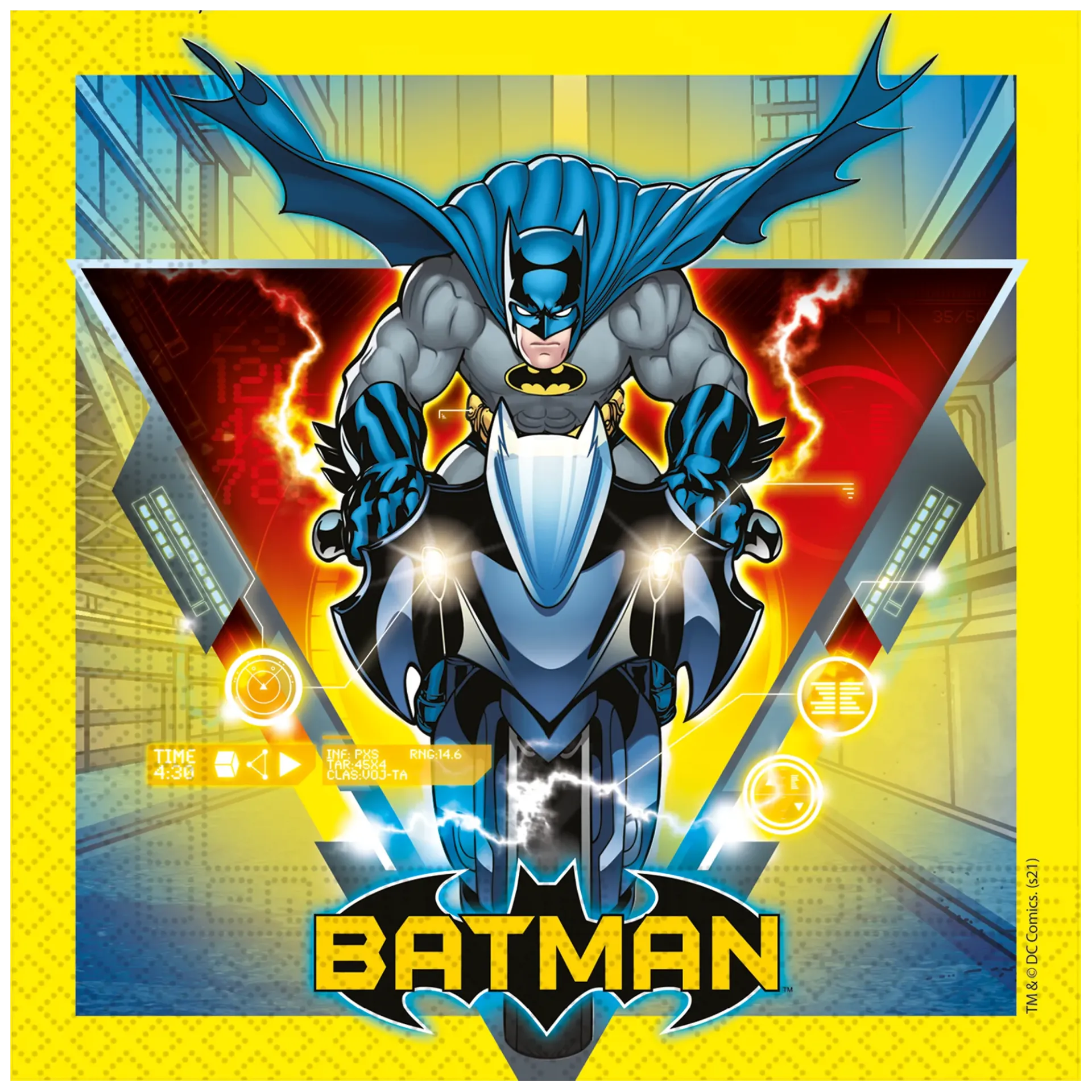 20 serviettes Batman 33 cm