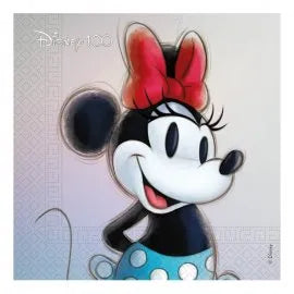 20 Tovaglioli 33 cm Disney 100 Minnie