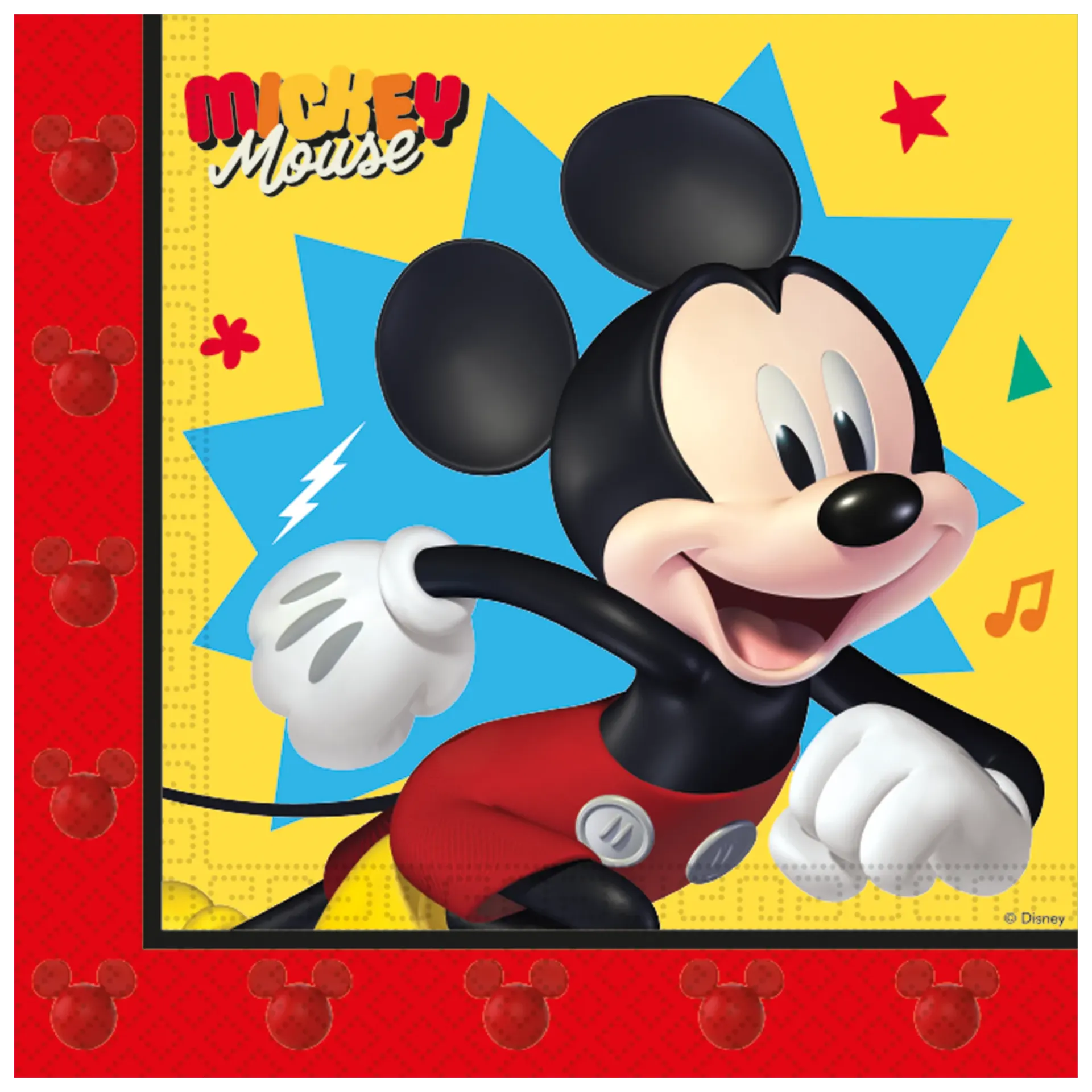 20 TOVAGLIOLI 33 CM MICKEY FUN