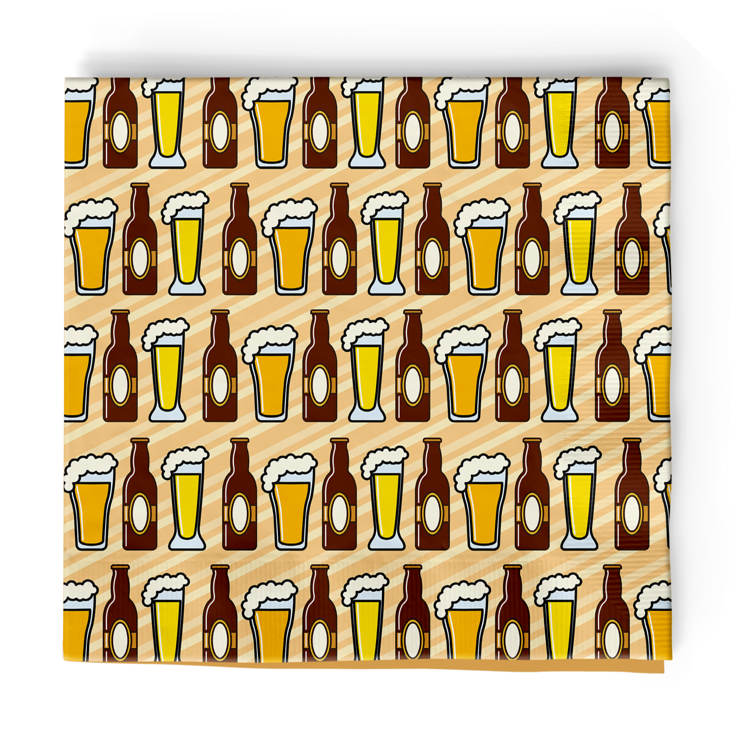 20 serviettes à bière de 33 cm