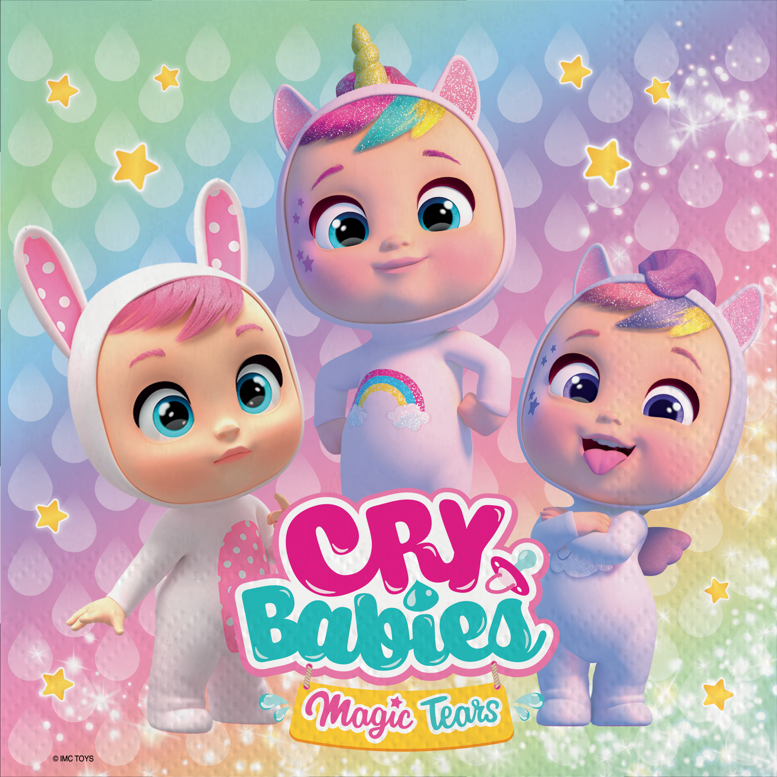 20 tovaglioli Cry Babies 33 cm