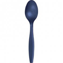 24 CUCCHIAI IN PLASTICA PREMIUM NAVY