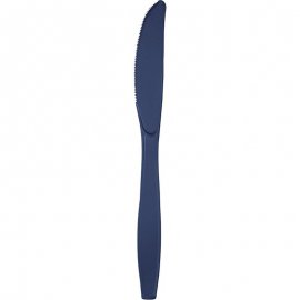 24 CUCHILLOS PLASTICO PREMIUM NAVY