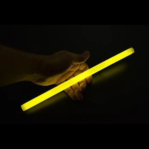 25 bastoncini luminosi gialli da 30 cm