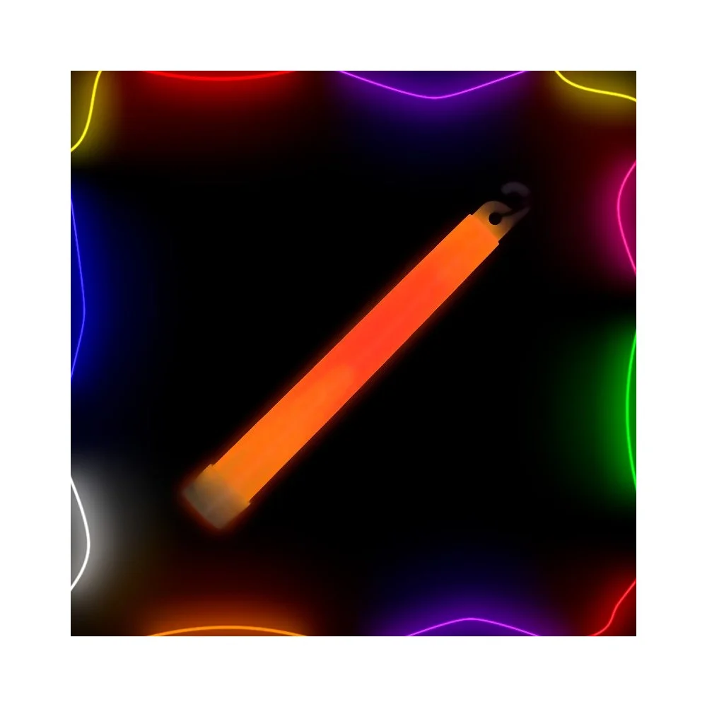 25 Colgantes Luminosos 15 cm Naranjas