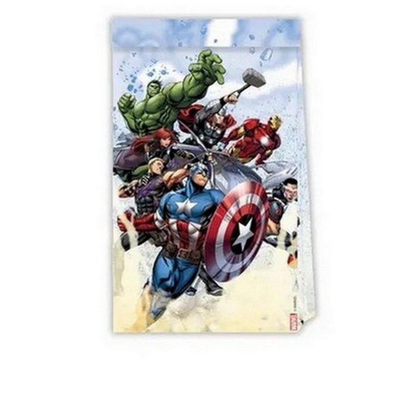4 SACCHETTI DI CARTA AVENGERS