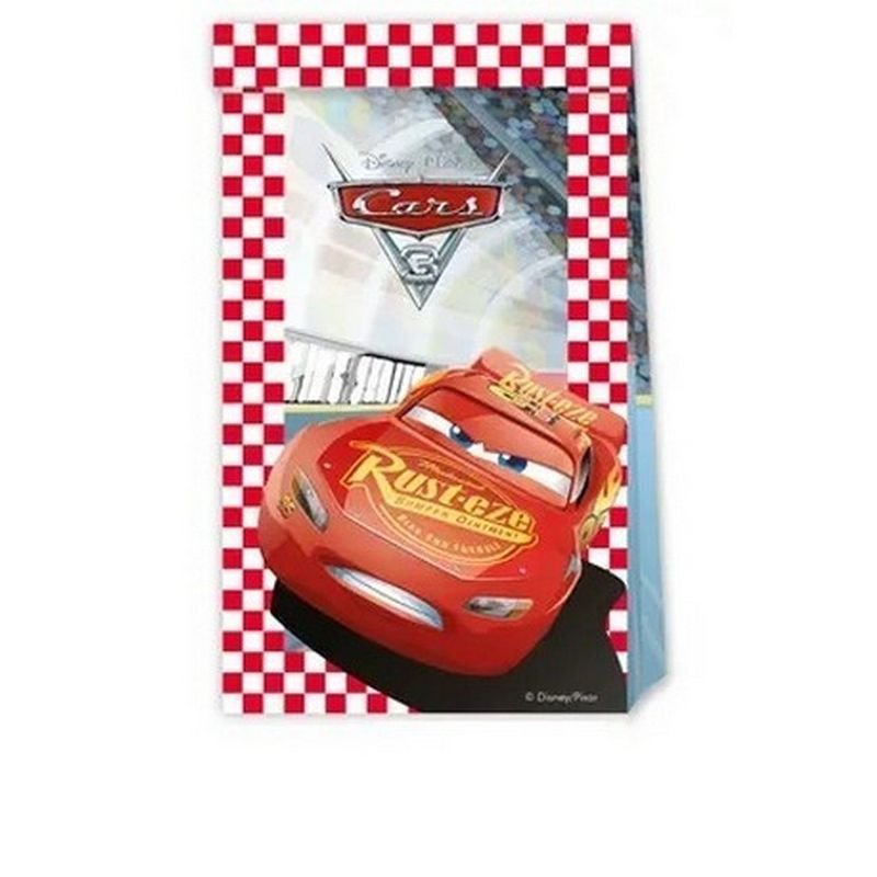 4 BOLSAS DE PAPEL CARS