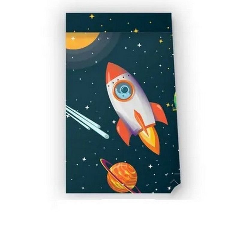 4 SACCHETTI DI CARTA SPAZIALI ROCKET