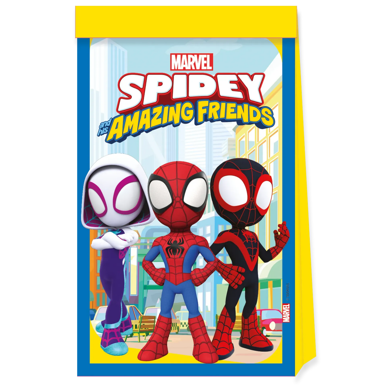 4 SACCHETTI DI CARTA DI SPIDEY