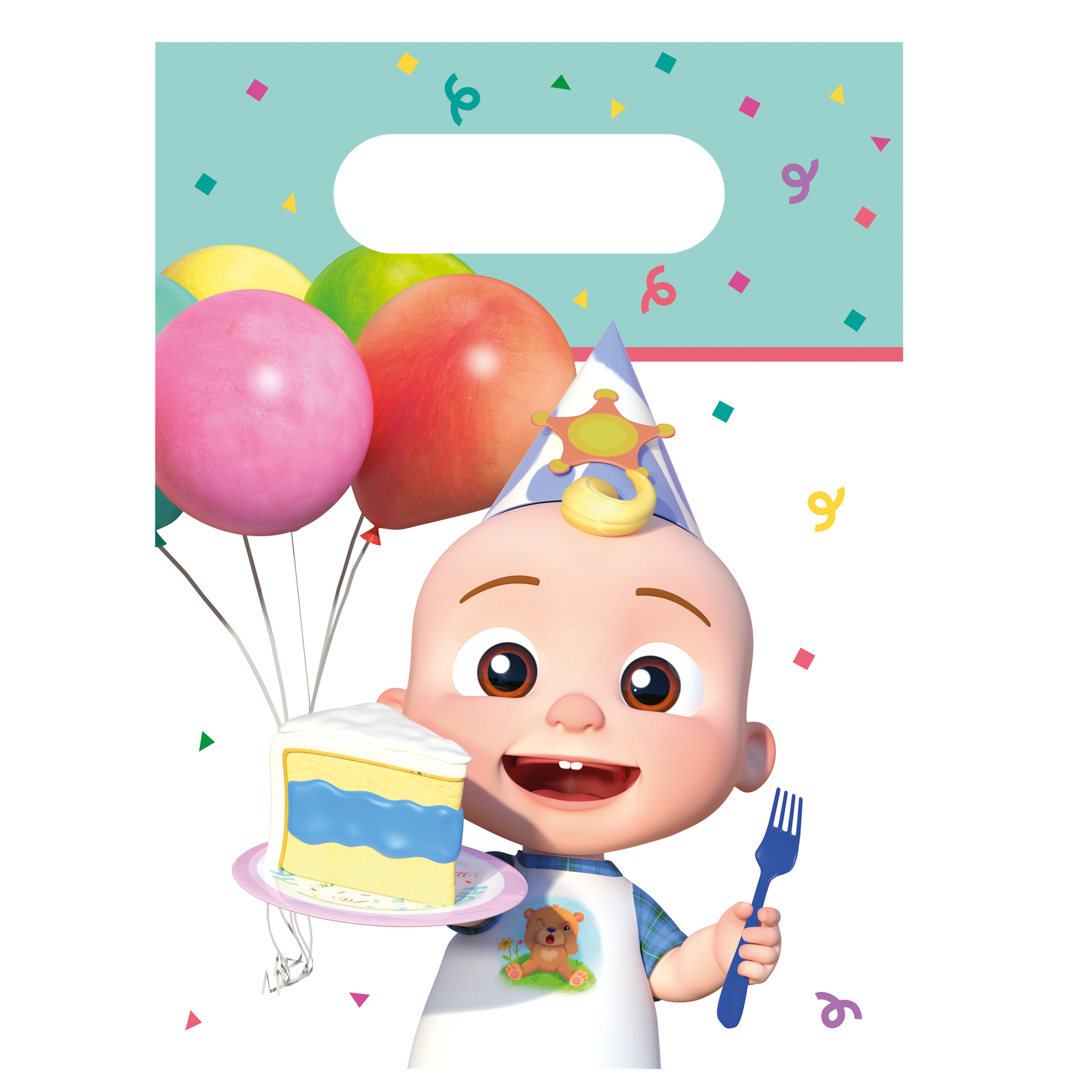 4 Bolsas Cocomelon de Papel