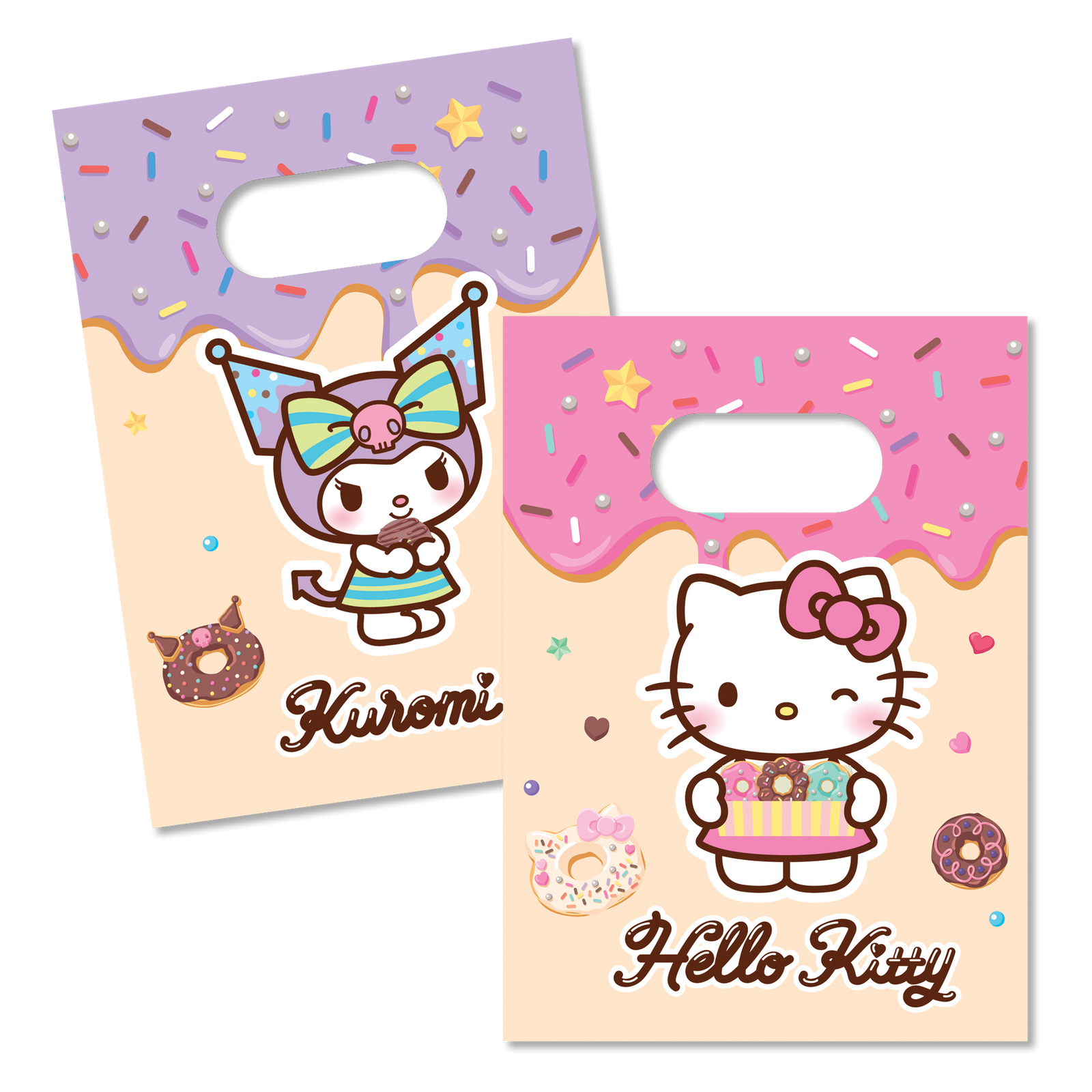 4 sacchetti di carta Kuromi