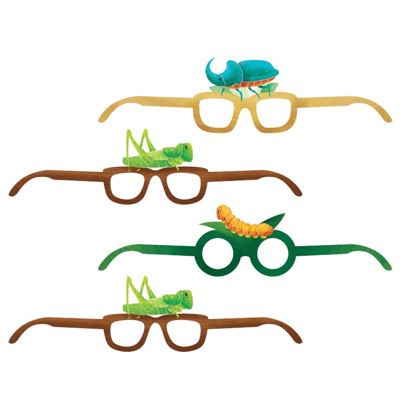 4 Bicchieri di carta BIRTHDAY BUGS