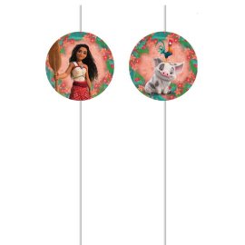 4 Pajitas de Vaiana