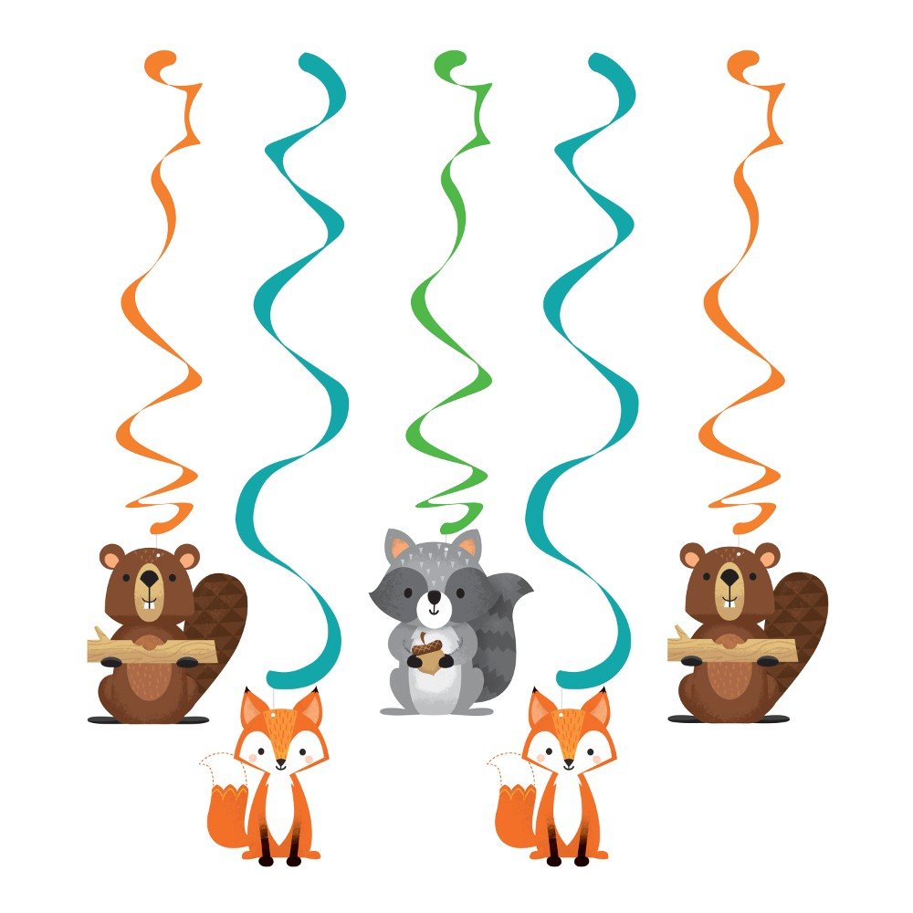 Pendentifs Animaux de la Forêt (5 animaux)