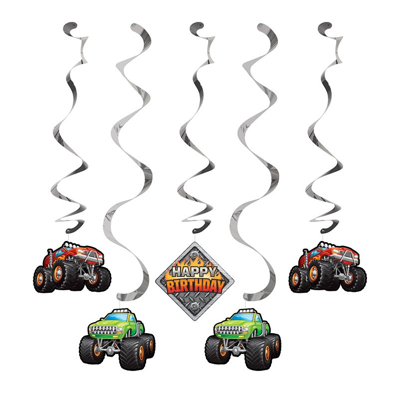 5 decorazioni sospese per raduni di Monster Truck