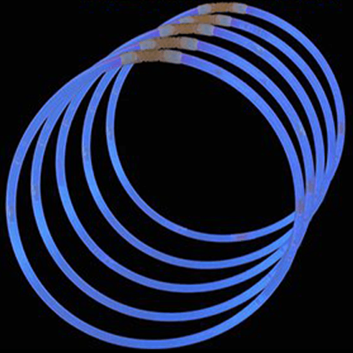 50 collane luminose blu