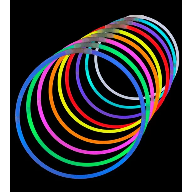 50 collane luminose assortite