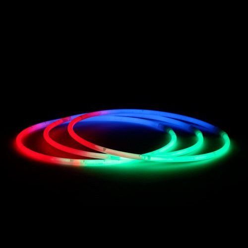 50 collane luminose tricolori