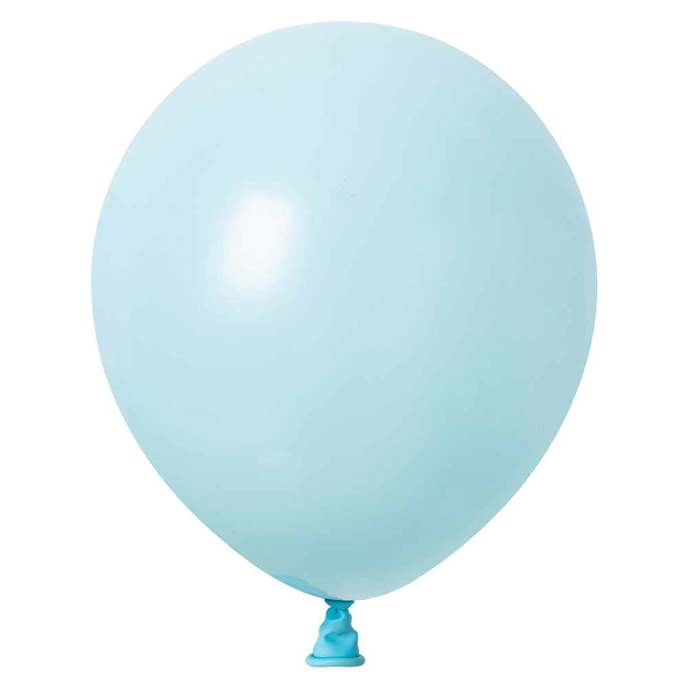 50 ballons fantaisie bleu clair de 30 cm