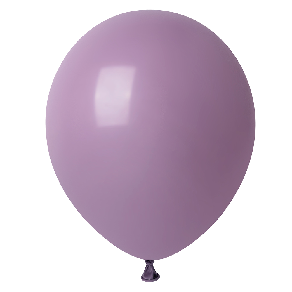 50 ballons pastel lilas crépuscule 30 cm