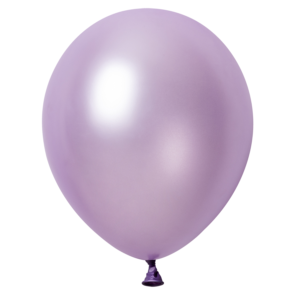 50 palloncini lilla metallizzati da 30 cm