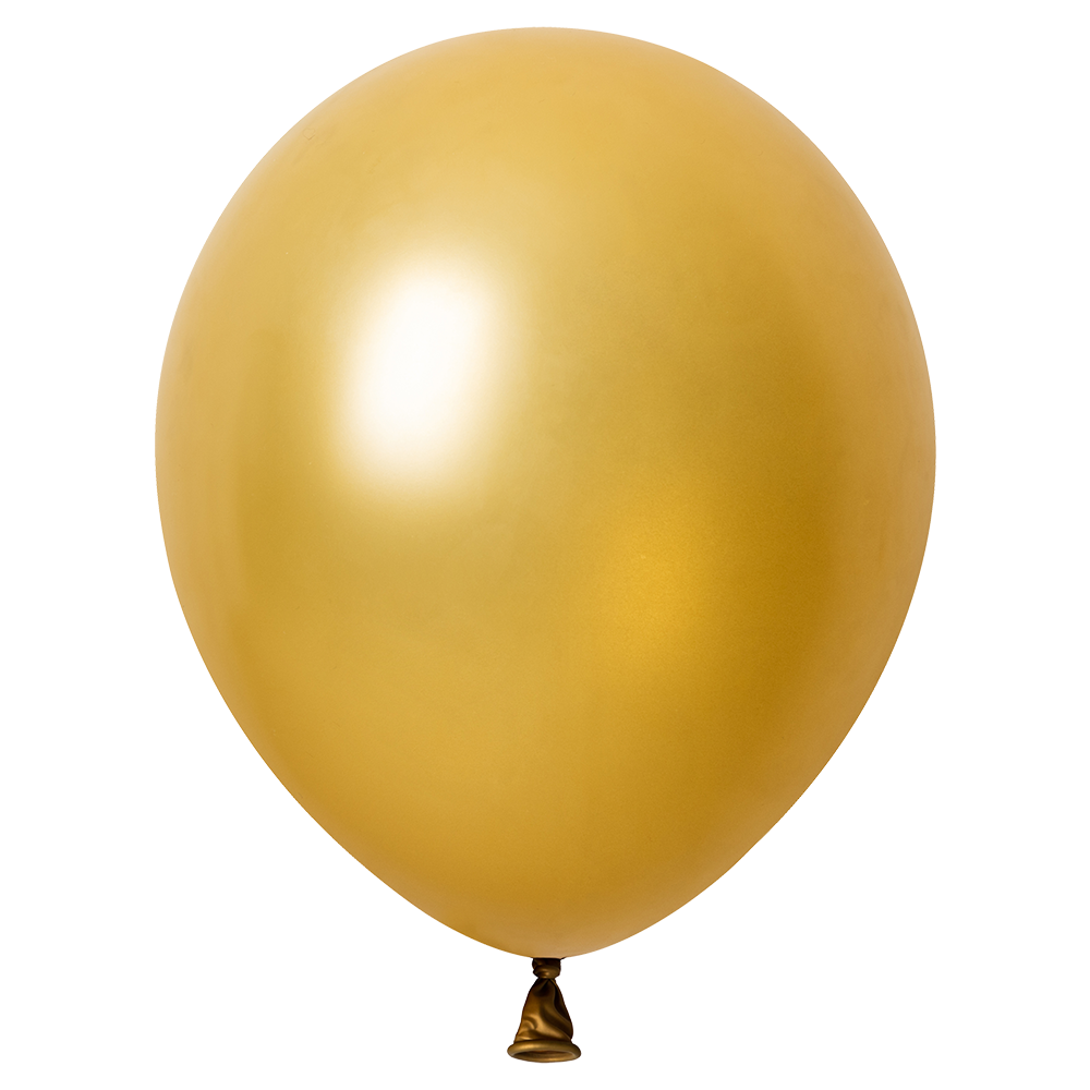 50 palloncini oro metallizzato 30 cm