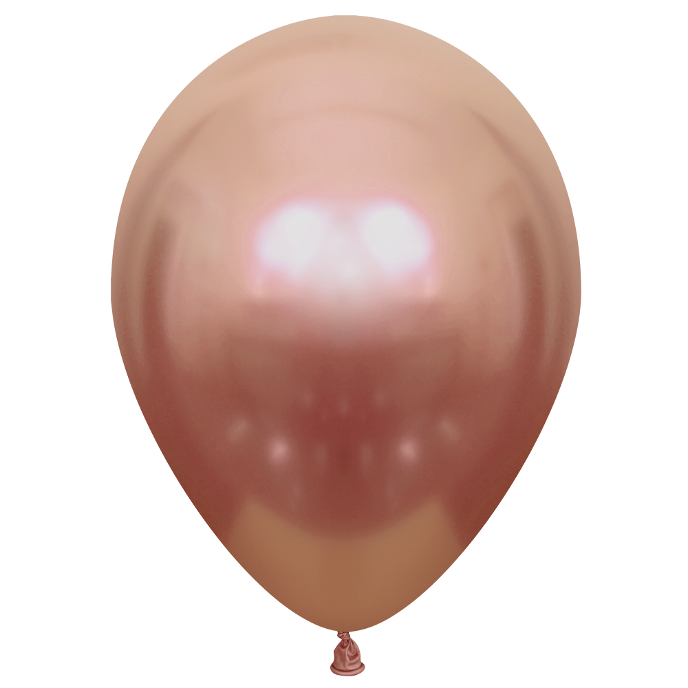 50 Globos Oro Rosa Glossy 30 cm