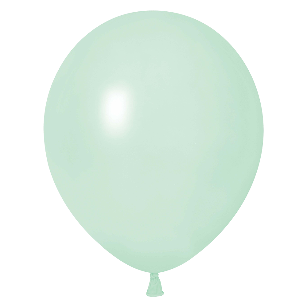 50 Globos Verde Light Pastel 30 cm