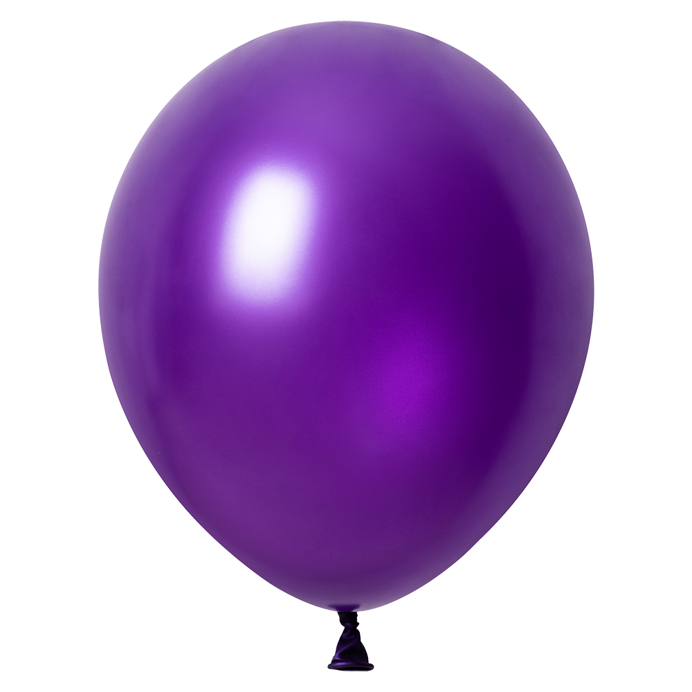 50 Globos Violeta Metallic 30 cm