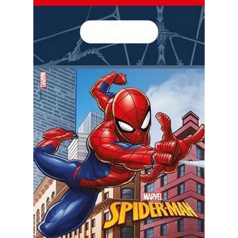 6 BORSE SPIDERMAN