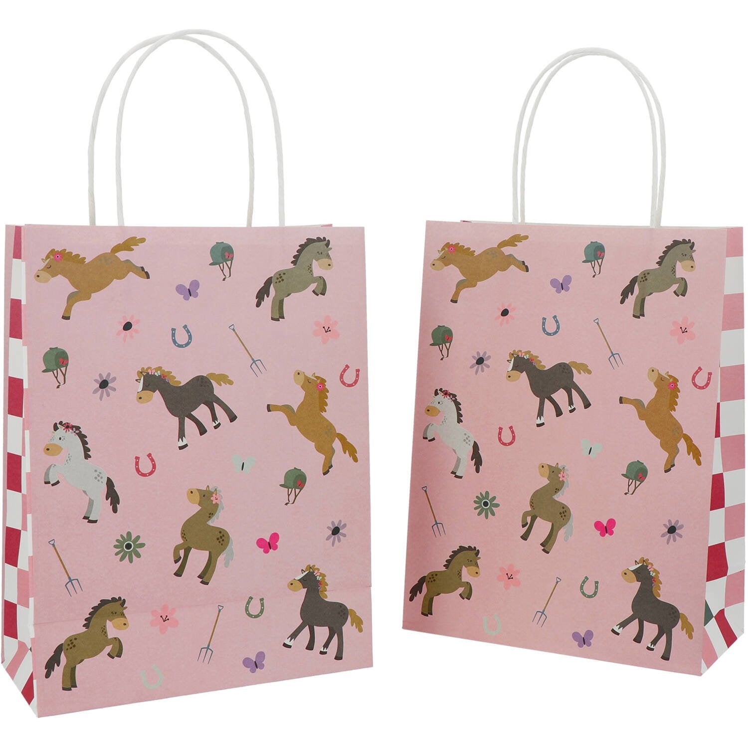 6 Bolsas de Regalo Happy Horse 20 x 27 cm